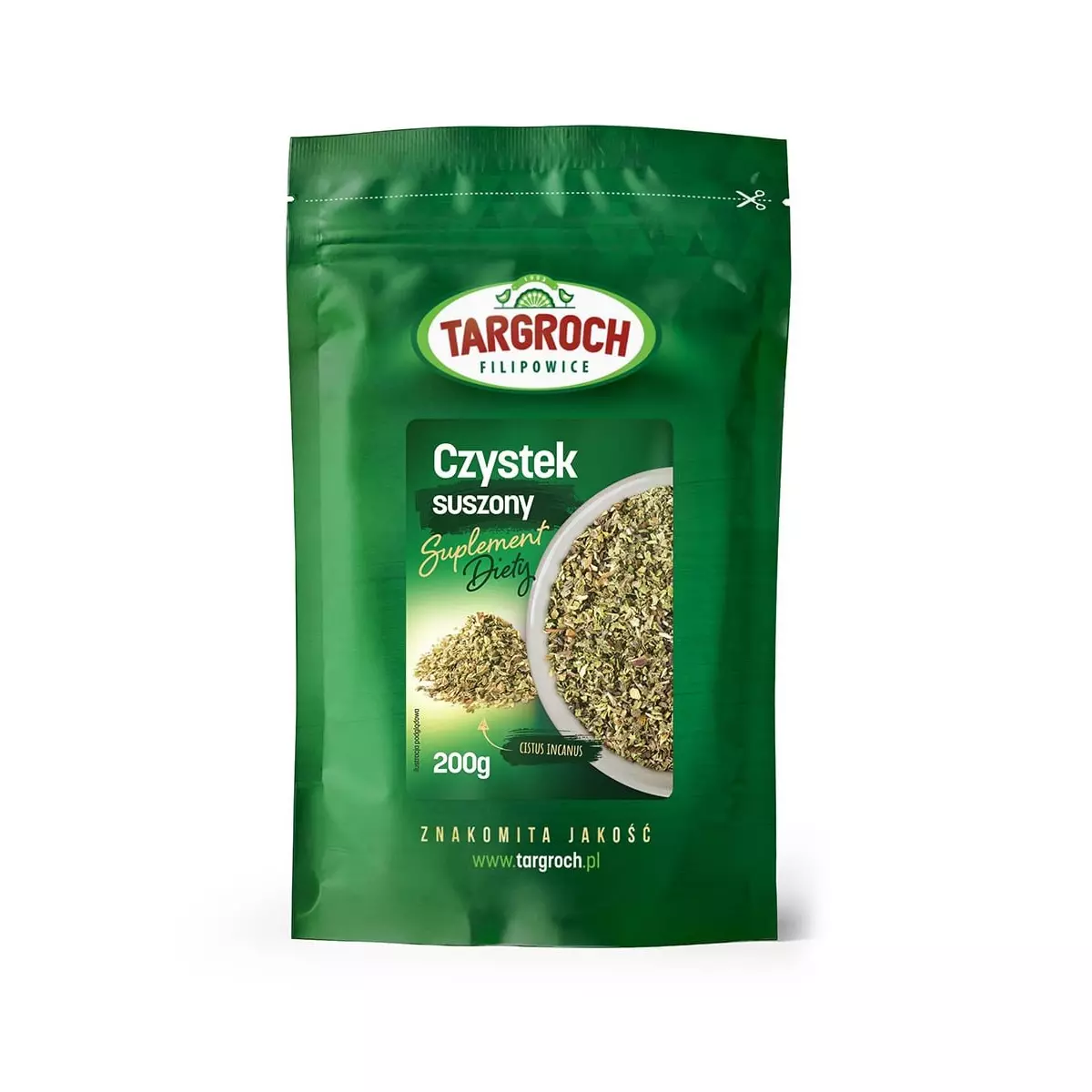 Czystek Suszony Cistus 200 g Targroch Czystek Suszony Cistus 200 g Targroch
