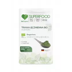 Trawa Jęczmienna Bio SuperFood Proszek 200 g BeOrganic