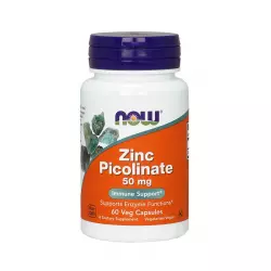 Zinc Picolinate 50 mg (60 kaps) Pikolinian Cynku Now Foods