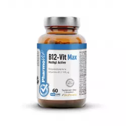 B12-Vit Max Methyl Active Witamina B12 Metylokobalamina 100 mcg (60 kaps) CLEAN Pharmovit