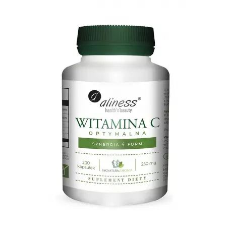 Witamina C Optymalna Synergia 4 Form (200 kaps) SygnaturaZdrowia Aliness