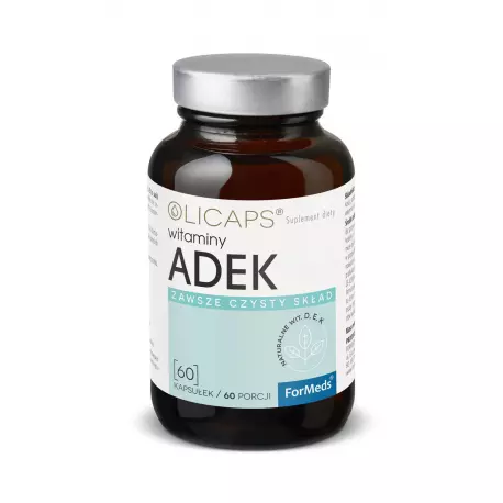 OLICAPS ADEK Zestaw Naturalnych Witamin (60 kaps) ForMeds