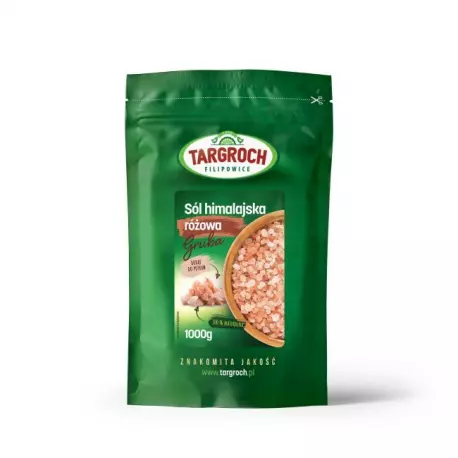 Sól Himalajska Gruba Różowa 1kg Targroch