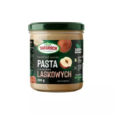 Pasta z Orzechów Laskowych 300 g TARGROCH