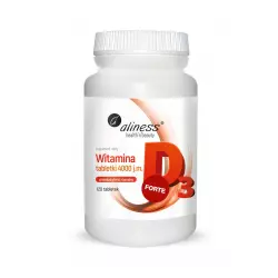 Witamina D3 FORTE 4000 Naturalna (120 tab) Aliness