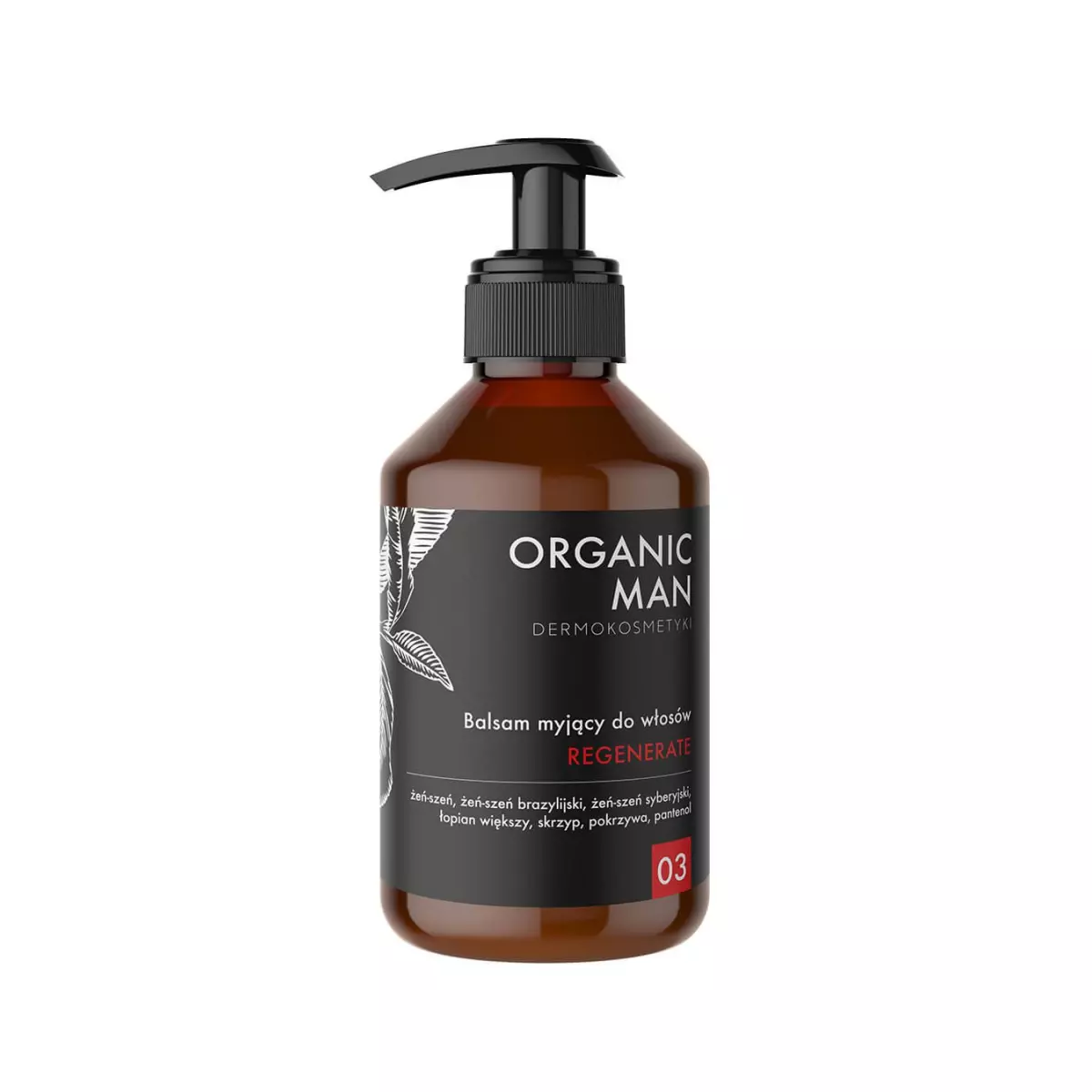 Organic Man Balsam Myjący do Włosów REGENERATE 250 g dla Mężczyzn Organic Life Organic Man Balsam Myjący do Włosów REGENERATE 250 g dla Mężczyzn Organic Life