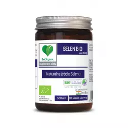 Selen BIO 100 mcg Naturalne źródło Selenu (100 tab) BeOrganic