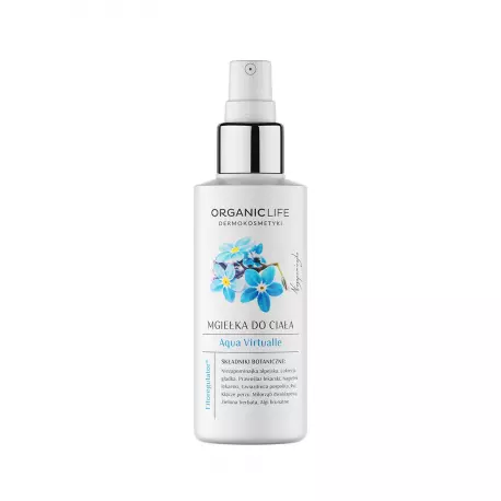 Aqua Virtualle Nawilżająca Mgiełka do Ciała Nawilżająca Niezapominajka 150 g Organic Life