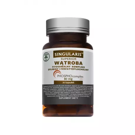 Wątroba Superior Phosphocomplex 80 mg Wsparcie Wątroby (30 kaps) SINGULARIS