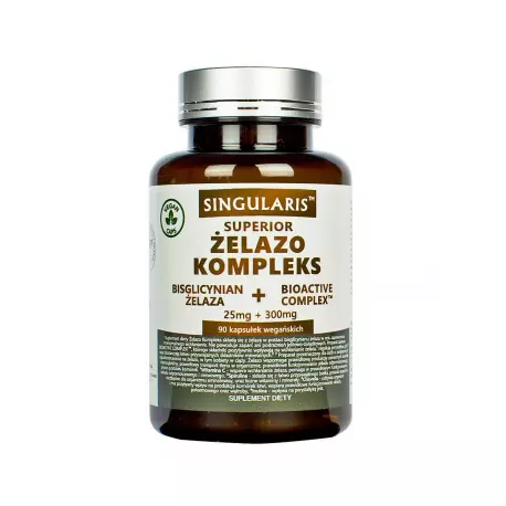 Żelazo Bisglicynian Kompleks Superior (90 kaps) SINGULARIS
