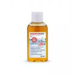 Argentum200 Niejonowe Srebro 50 ppm Żel do Ciała Rąk 50 ml Aura Herbals