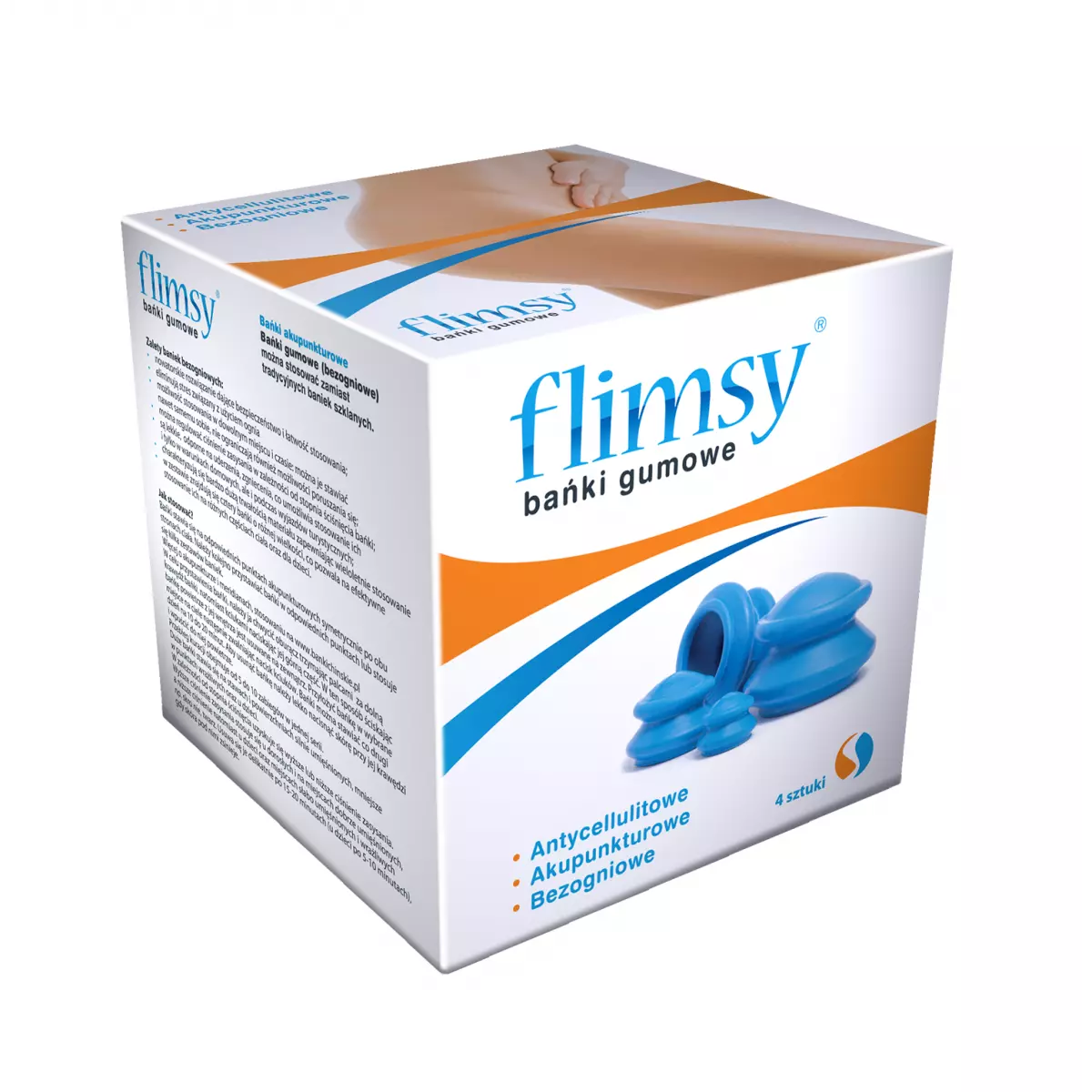 Bańki Chińskie Gumowe do Akupunktury Masażu Bezogniowe (4 szt) Cellulit FLIMSY Aura Herbals Bańki Chińskie Gumowe do Akupunktury Masażu Bezogniowe (4 szt) Cellulit FLIMSY Aura Herbals
