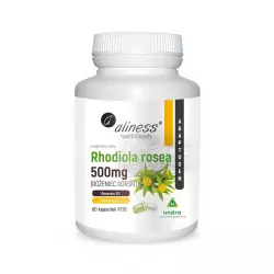 Różeniec Górski Rhodiola Rosea 500 mg Rosawiny 3% (60 kaps) Undra Aliness