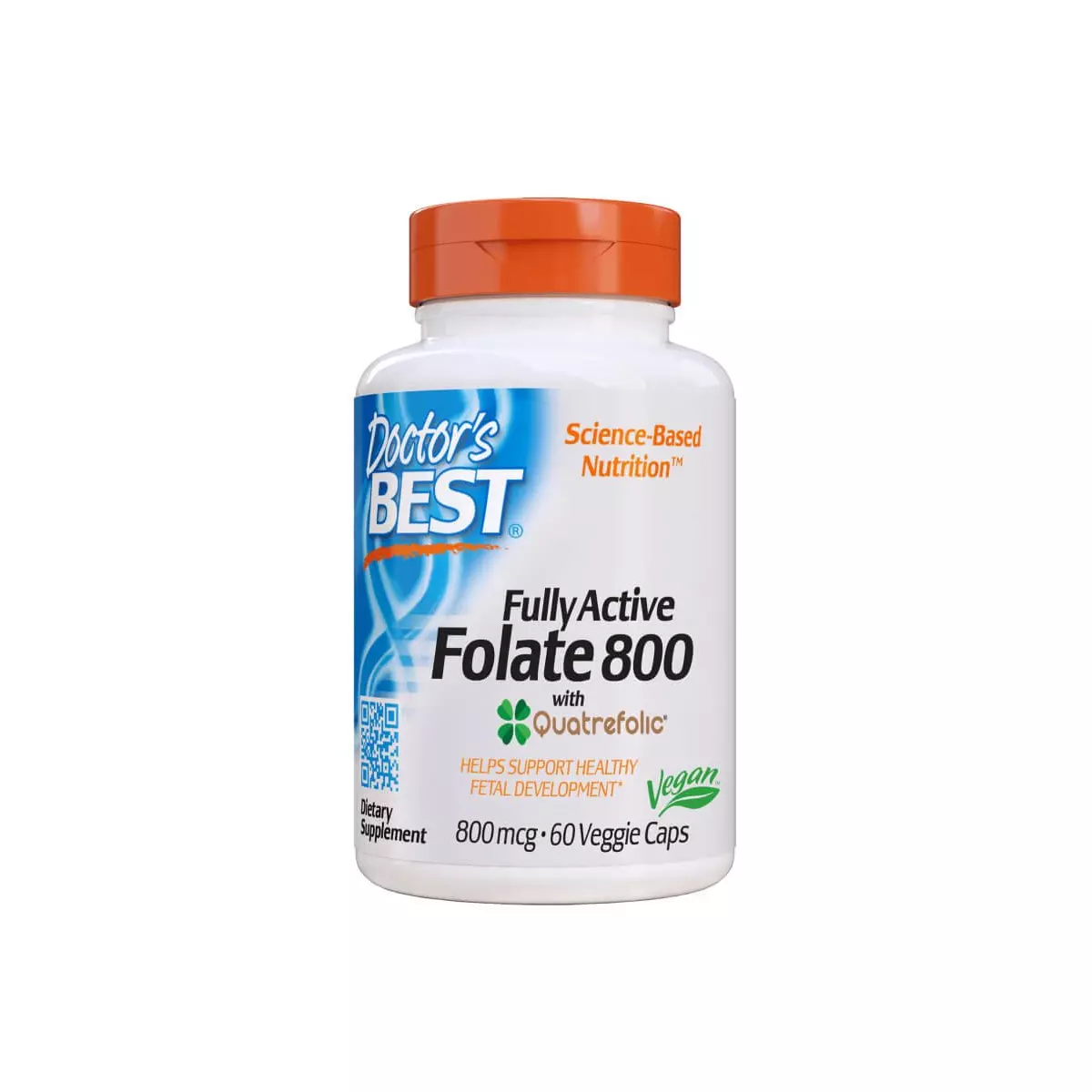 Fully Active Folate 800 mcg Quatrefolic (60 kaps) Kwas foliowy Doctor's Best Fully Active Folate 800 mcg Quatrefolic (60 kaps) Kwas foliowy Doctor's Best