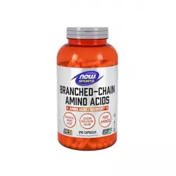 BCAA Aminokwasy Egzogenne - Leucyna Izoleucyna Walina Regeneracja (240 kaps) Now Sports