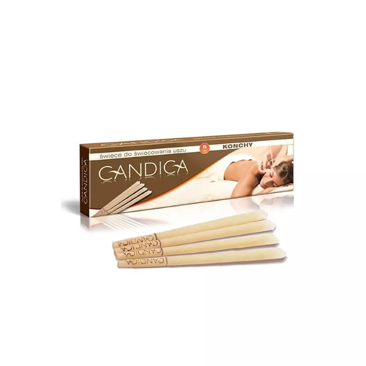 Świece do Świecowania Uszu Candica Konchy (5 par) Aura Herbals Świece do Świecowania Uszu Candica Konchy (5 par) Aura Herbals