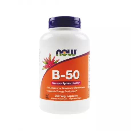 Witaminy B-50 B50 B-complex (250 kaps) Now Foods