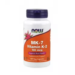 Witamina K2 MK-7 MenaQ7 100 µg (120 kaps) Now Foods