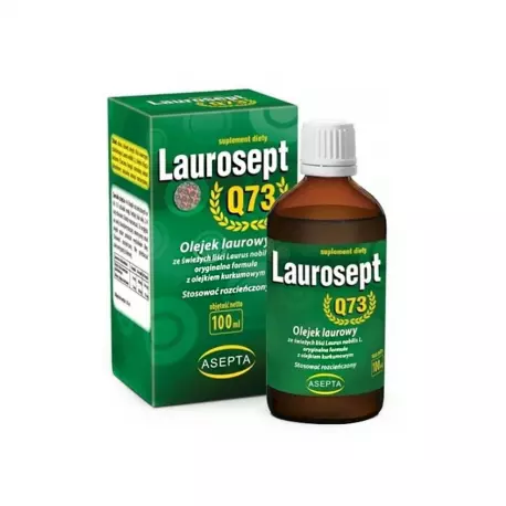 Laurosept Q73 Olejek Laurowy + Olejek Kurkumowy 100 ml Asepta