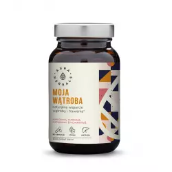 Moja Wątroba - Karczoch Kurkuma Ostropest - Wsparcie Trawienia (60 kaps) VEGE Aura Herbals