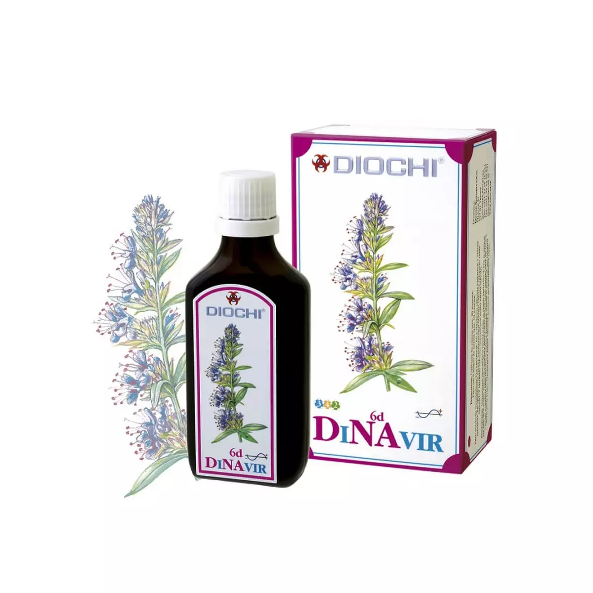 Dinavir Płyn 50 ml (harmonizuje meridian płuc, śledziony, jang i jin, piętowy, łączny) Diochi Dinavir Płyn 50 ml (harmonizuje meridian płuc, śledziony, jang i jin, piętowy, łączny) Diochi