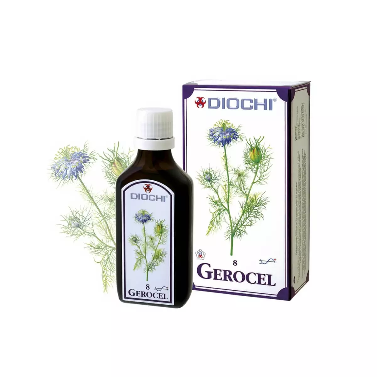 Gerocel Płyn 50 ml (harmonizuje meridian serca, osierdzia, płuc, śledziony, trzustki, ogrzewacza) Diochi Gerocel Płyn 50 ml (harmonizuje meridian serca, osierdzia, płuc, śledziony, trzustki, ogrzewacza) Diochi