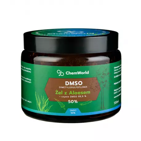 Żel DMSO 50% z Aloesem Meksykańskim 500 ml ChemWorld