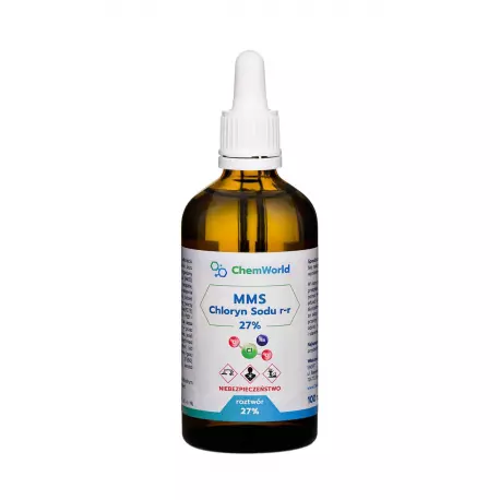 MMS Roztwór 27% Chloryn Sodu 100 ml ChemWorld