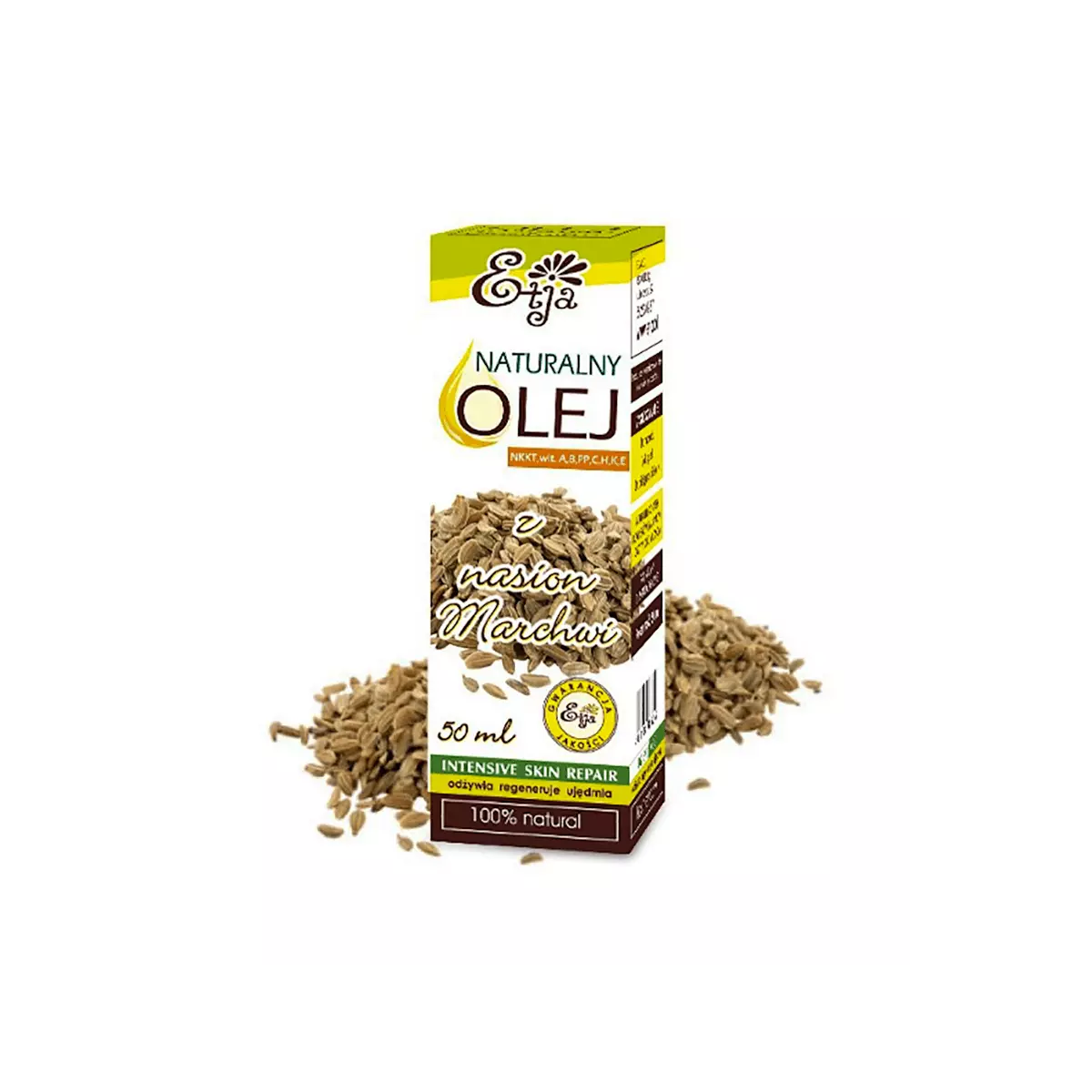 Olej z Nasion Marchwi Naturalny 100% 50 ml Etja Olej z Nasion Marchwi Naturalny 100% 50 ml Etja