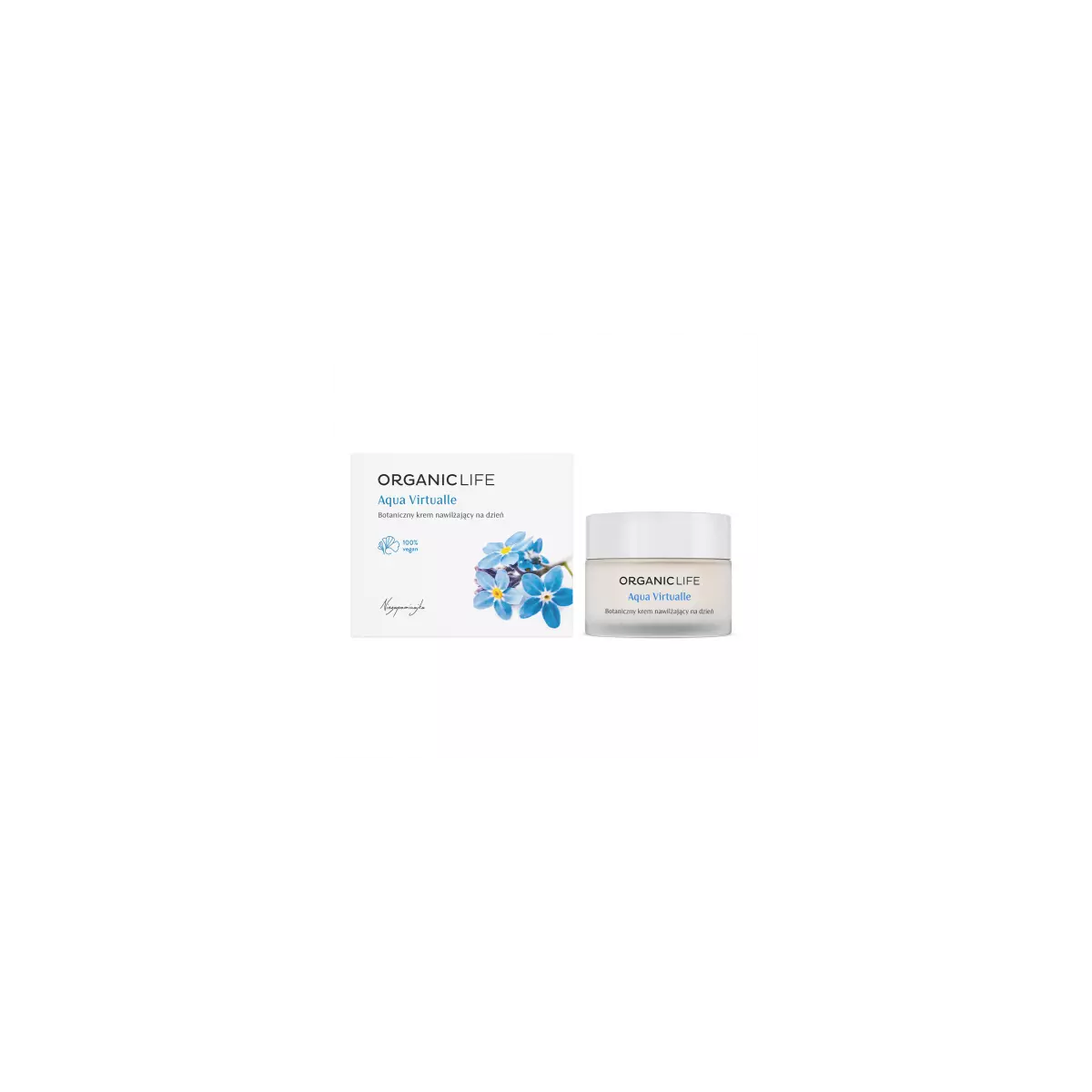Aqua Virtualle Botaniczny Nawilżający Krem na Dzień Niezapominajka 50 g Organic Life Aqua Virtualle Botaniczny Nawilżający Krem na Dzień Niezapominajka 50 g Organic Life