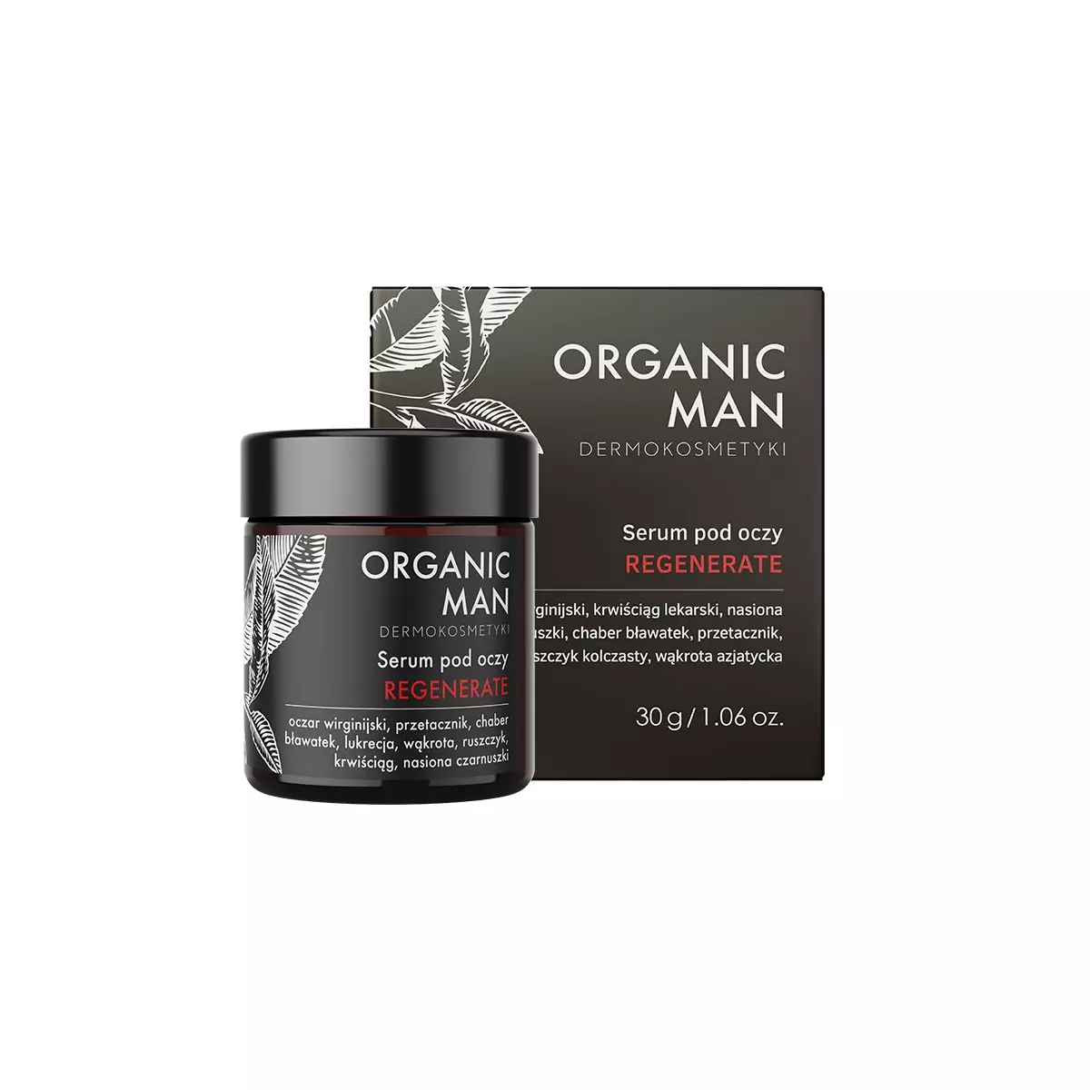 Organic Man Serum pod Oczy REGENERATE 30 g dla Mężczyzn Organic Life Organic Man Serum pod Oczy REGENERATE 30 g dla Mężczyzn Organic Life