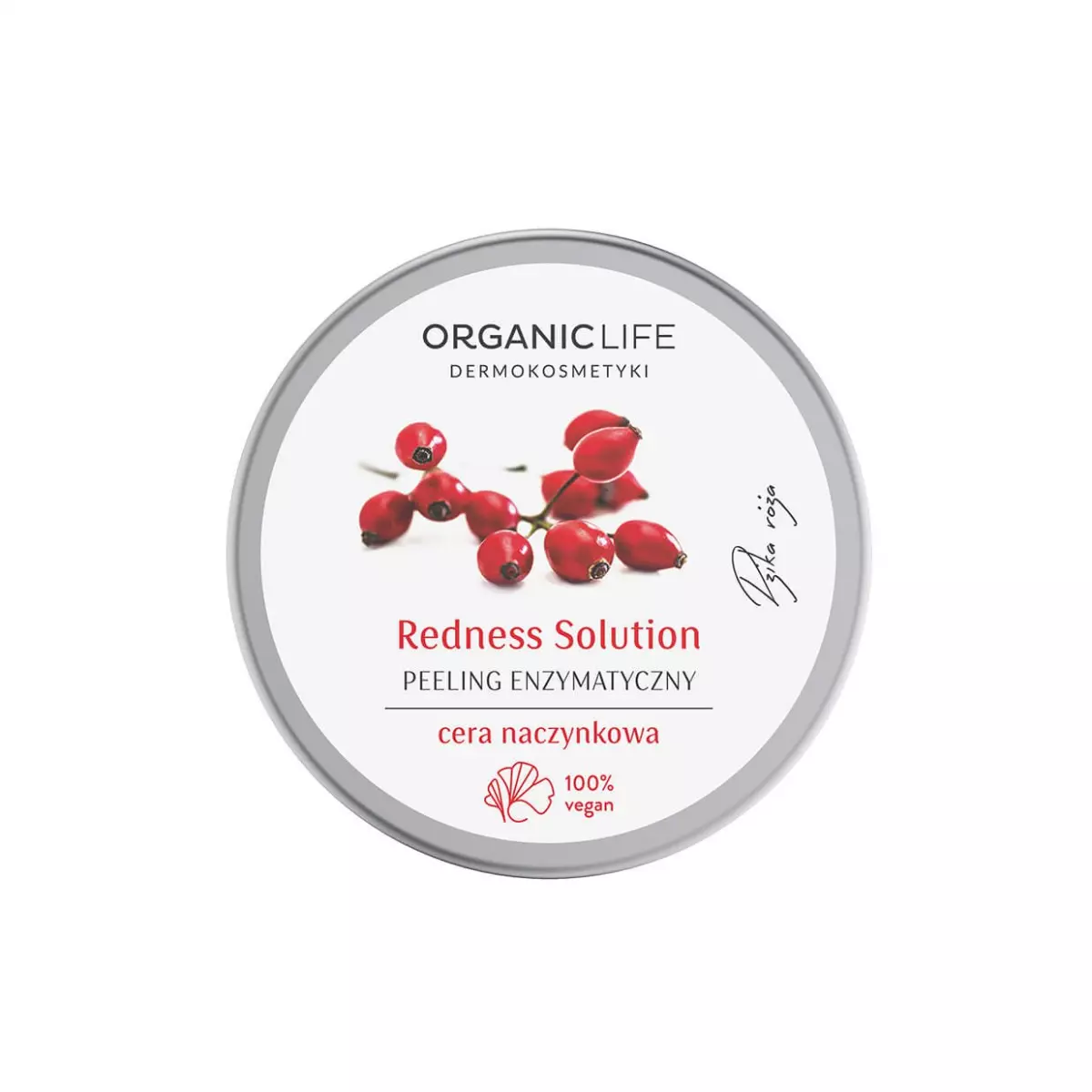 Peeling Enzymatyczny do Cery Naczynkowej 100 g Redness Solution Organic Life Peeling Enzymatyczny do Cery Naczynkowej 100 g Redness Solution Organic Life