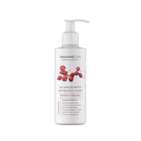 Balsam do Mycia i Demakijażu Twarzy Cera Naczynkowa 200 g Redness Solution Organic Life