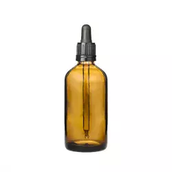 Butelka Szklana Brązowa z Pipetą 100 ml