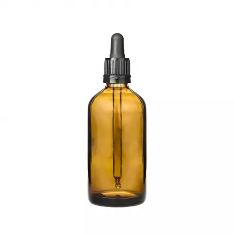 Butelka Szklana Brązowa z Pipetą 100 ml