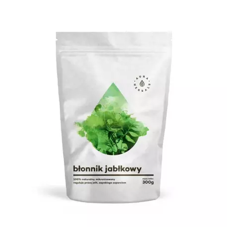 Błonnik Jabłkowy 100% Naturalny Mikronizowany 300 g Aura Herbals
