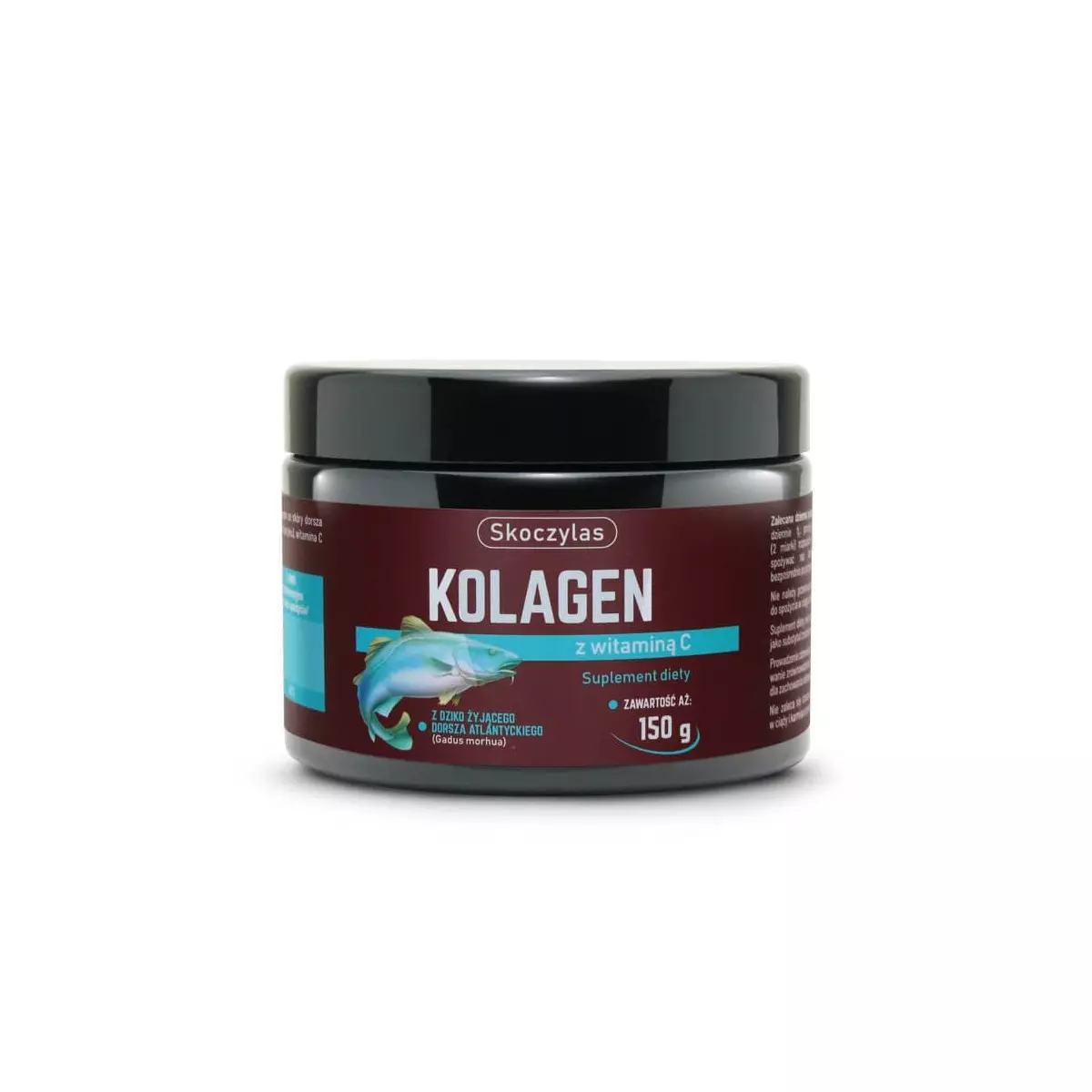 Kolagen Rybi + Witamina C Proszek 150 g Skoczylas Kolagen Rybi + Witamina C Proszek 150 g Skoczylas