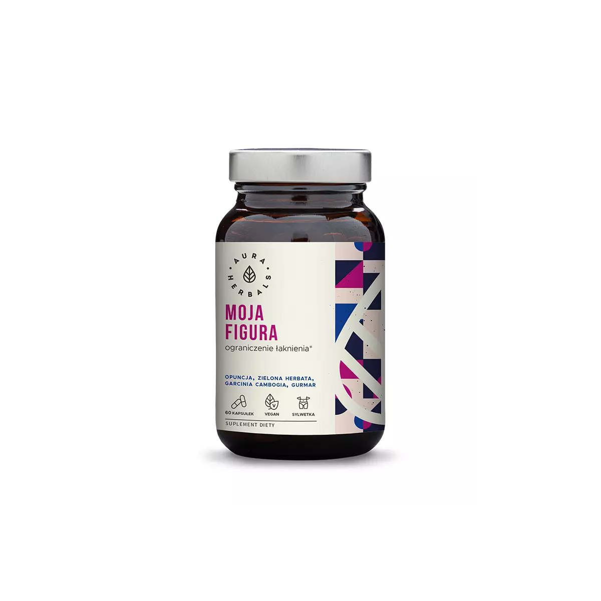 Moja Figura - Ograniczenie Łaknienia (60 kaps) VEGE Aura Herbals Moja Figura - Ograniczenie Łaknienia (60 kaps) VEGE Aura Herbals