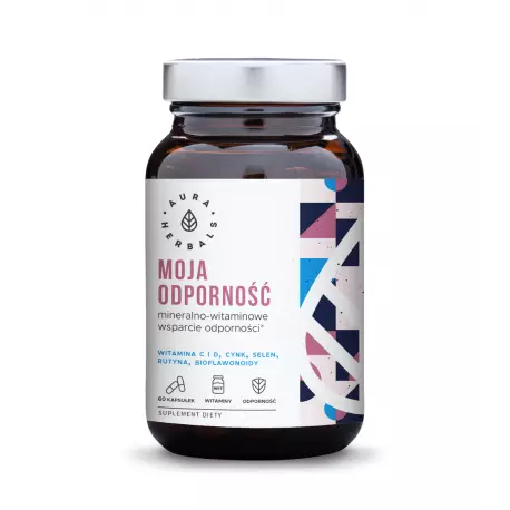 Moja Odporność Minerały i Witaminy (60 vege kaps) Aura Herbals