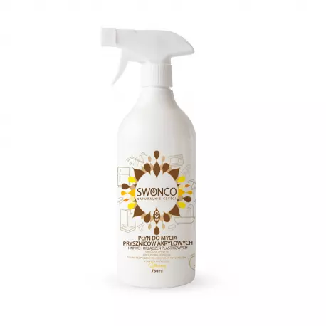 Płyn do czyszczenia Kabin Prysznicowych i innych Urządzeń Sanitarnych Cytrusowy Ekologiczny 750 ml SWONCO
