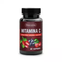 Witamina C Trio Dzika Róża Aronia Acerola (60 kaps) Skoczylas