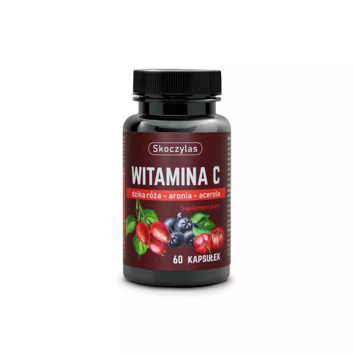 Witamina C Trio Dzika Róża Aronia Acerola (60 kaps) Skoczylas Witamina C Trio Dzika Róża Aronia Acerola (60 kaps) Skoczylas