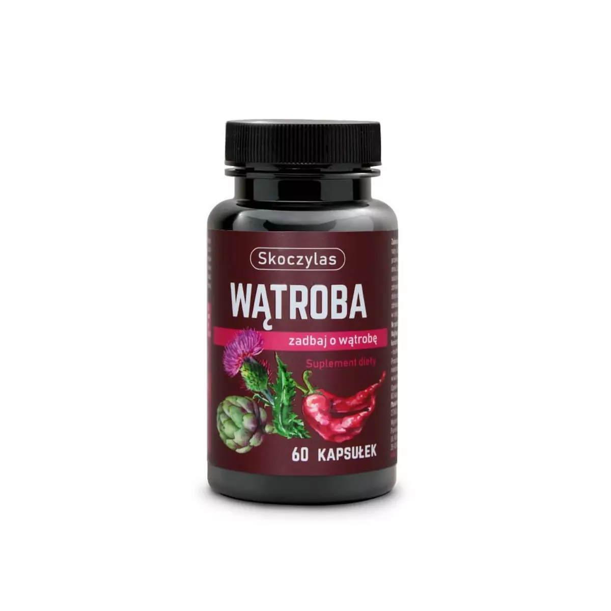Wątroba Ostropest Karczoch Kapsaicyna (60 kaps) Skoczylas Wątroba Ostropest Karczoch Kapsaicyna (60 kaps) Skoczylas