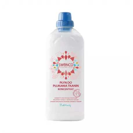 Płyn do Płukania Tkanin Białe Kwiaty Koncentrat Ekologiczny 1000 ml SWONCO