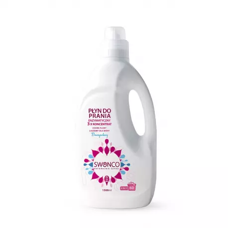 Płyn do Prania 3 x Koncentrat Bezzapachowy Ekologiczny 1500 ml SWONCO