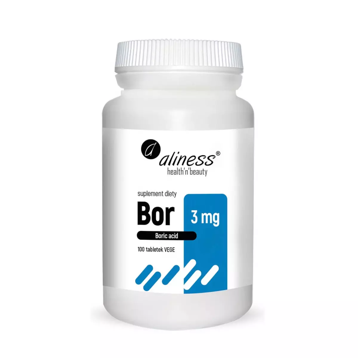 Bor 3 mg Kwas Borowy (100 tab) Aliness Bor 3 mg Kwas Borowy (100 tab) Aliness