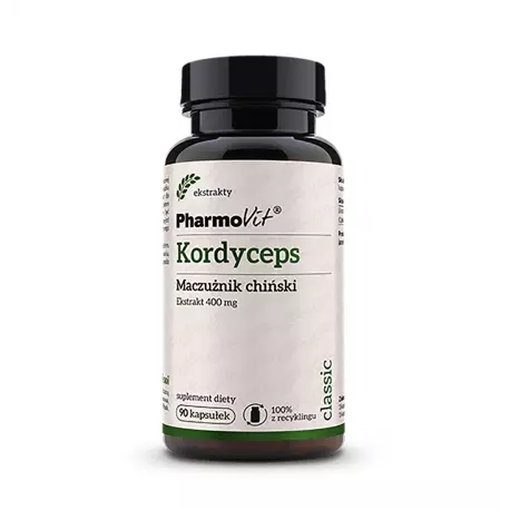 KORDYCEPS Maczużnik Chiński 400 mg Cordyceps (90 kaps) Pharmovit