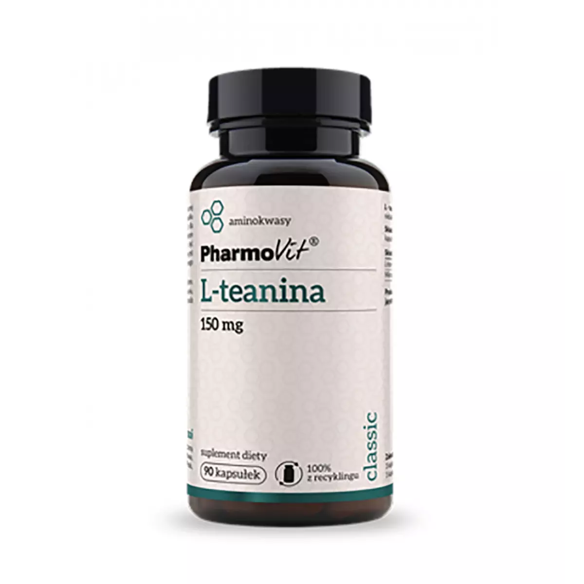 L-Teanina 150 mg (90 kaps) L-Theanine Pharmovit L-Teanina 150 mg (90 kaps) L-Theanine Pharmovit