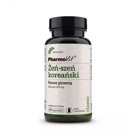 Żeń-szeń Koreański 4:1 250 mg (90 kaps) Pharmovit