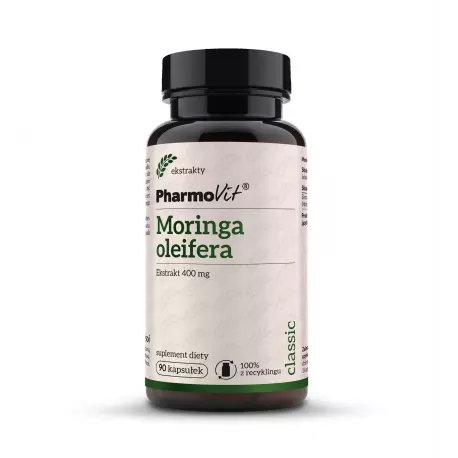 MORINGA OLEJODAJNA Oleifera Ekstrakt 400mg (90kaps) PHARMOVIT